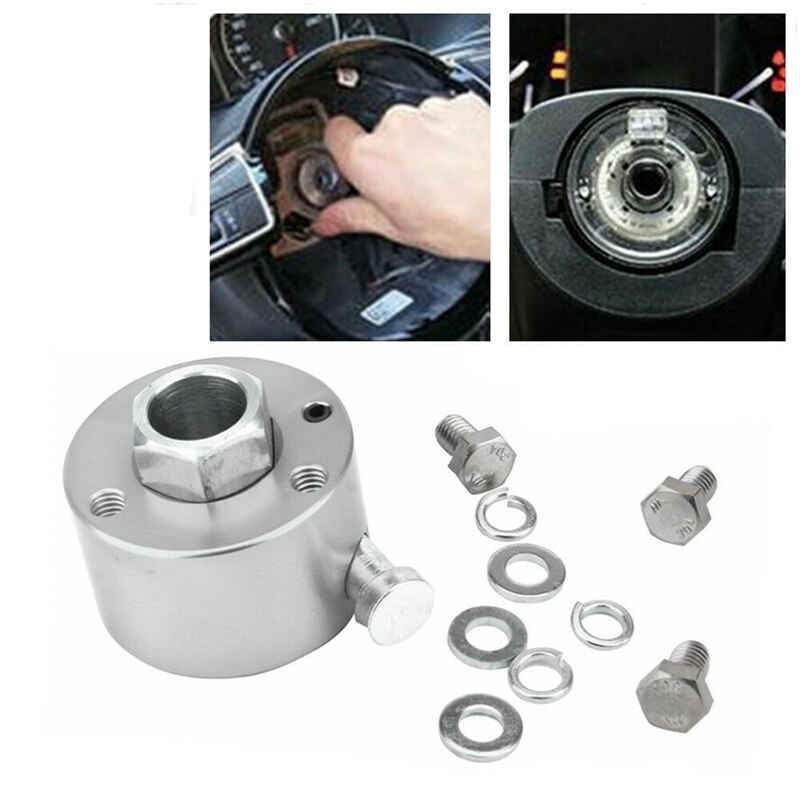 Steering Wheel Quick Release Disconnect Hub 3/4 inch Shaft PushButton for 3 Hole Steering