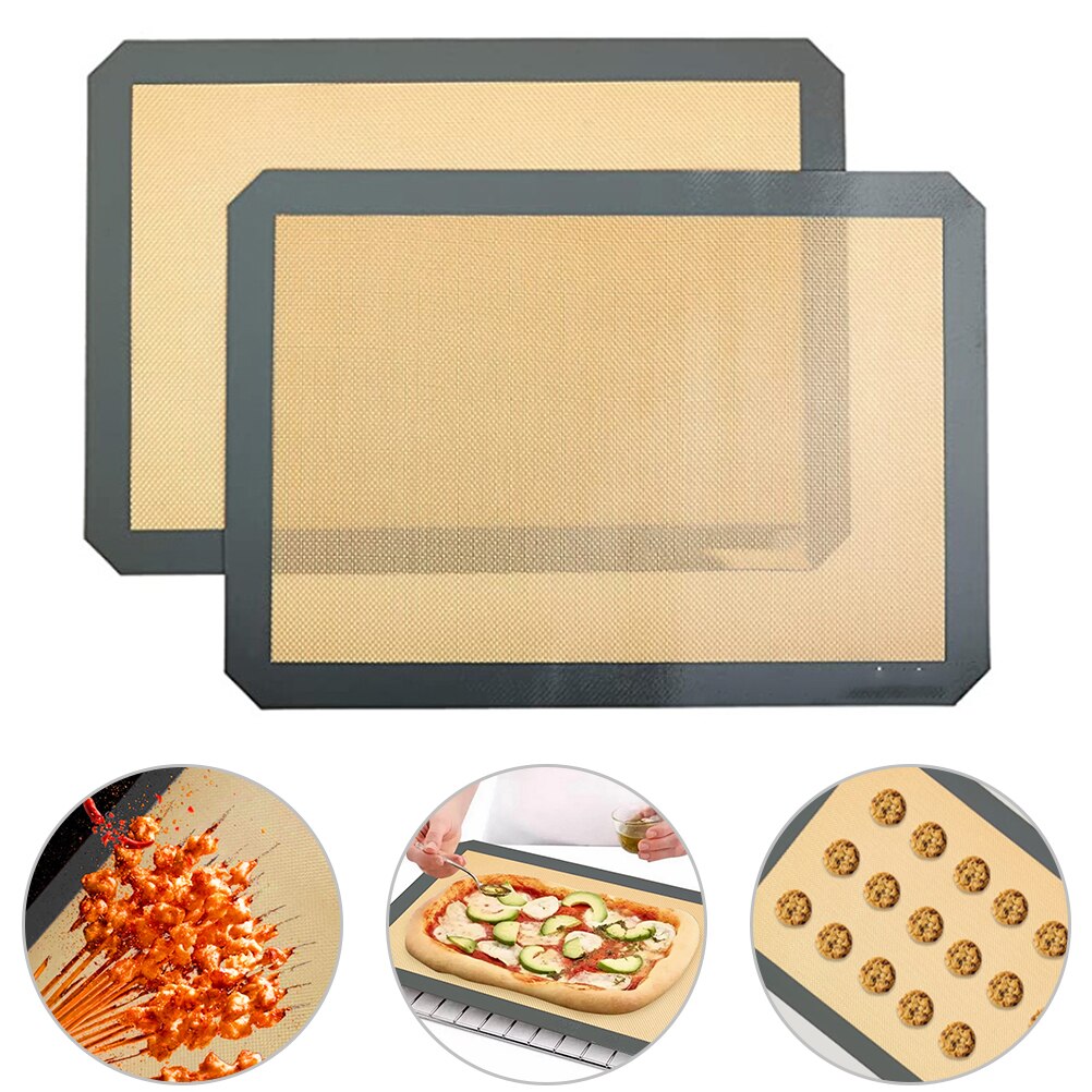 1/Pcs Siliconen Bakken Mat Hoge Temperatuur Siliconen Bakken Mat Siliconen Bakken Mat Non-stick Oven Mat Bakken mat Keuken Gereedschap