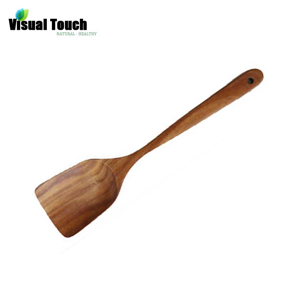 FastCraft Backlöffel Aus Holz Mit 'Spion'-Design | 30 Cm, Einzigartiges Küchen-Utensil