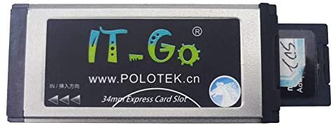 Generic Express Card 34 to SDXC SDHC, SD Card Adapter for Laptop Compatible with Expresscard 54MM Slot