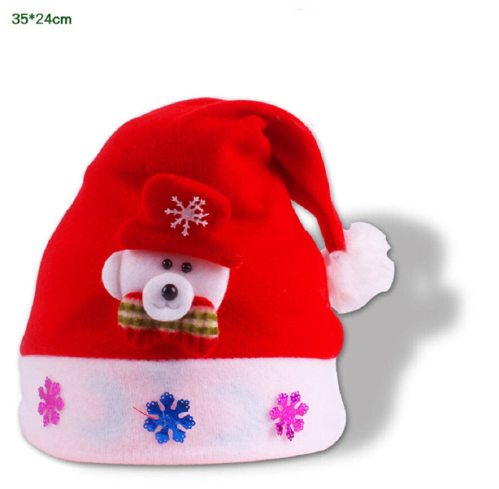 Christmas Hats 9 Types Santa Claus Hat Chrismas Xmas Adults Kids Unisex