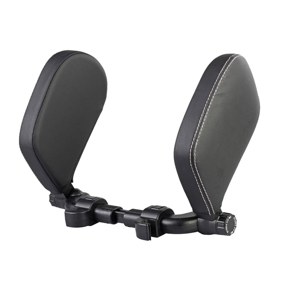 Autostoel Hoofdsteun Reizen Rest Nekkussen Ondersteuning Oplossing Voor Kinderen En Volwassenen Kinderen Auto Seat Hoofd Kussen Auto Kussen: Black with Silver