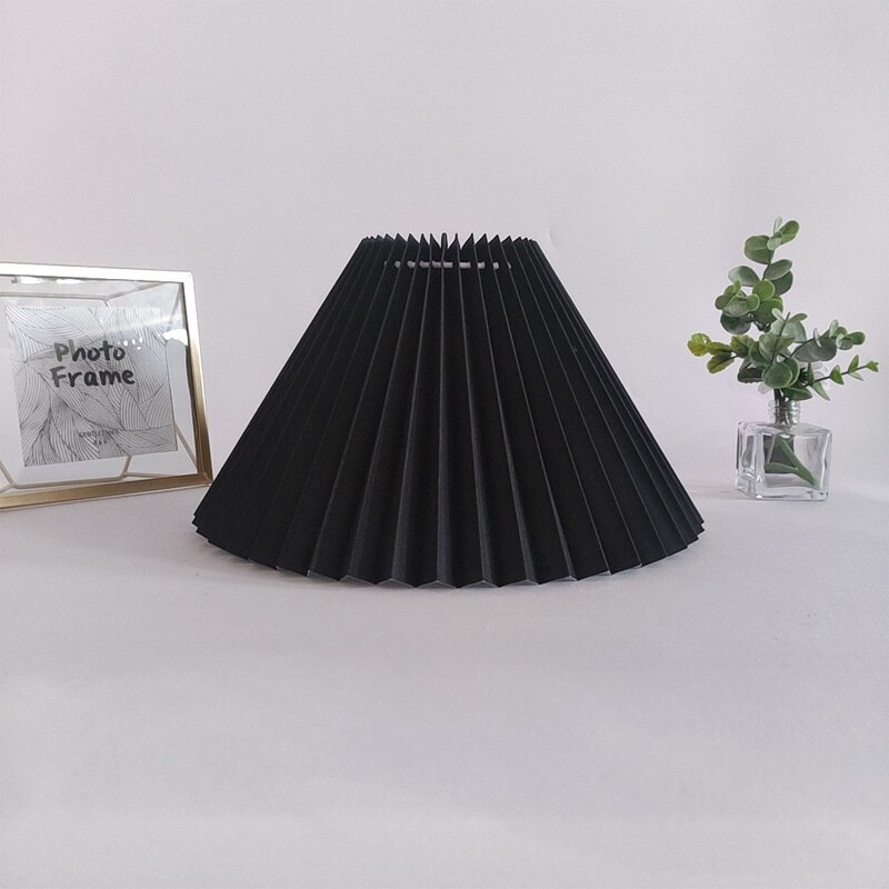 Japanese Yamato Style Table Lampshade Vintage Cloth Lamp Shades For Table Lamps Bedroom Study Tatami Pleated Lampshades: 7