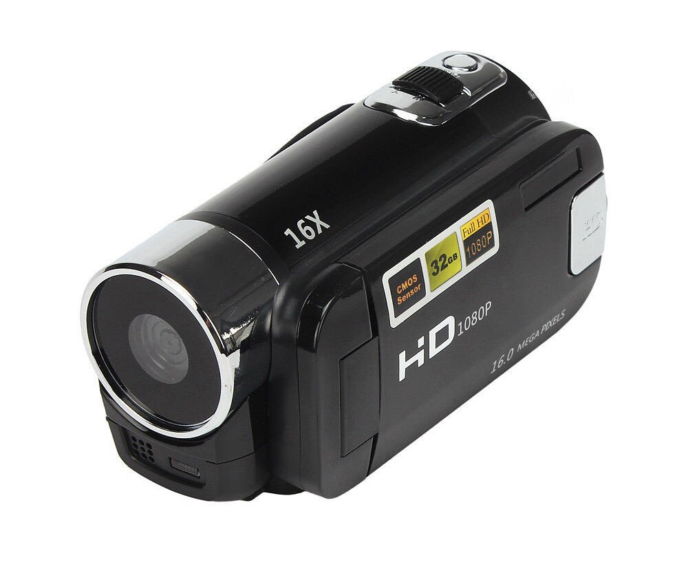 HD 720P Video Camera Professional Digital Camcorder 2.7 Inches 16MP High Definition ABS FHD DV Cameras 270 Degree Rotation