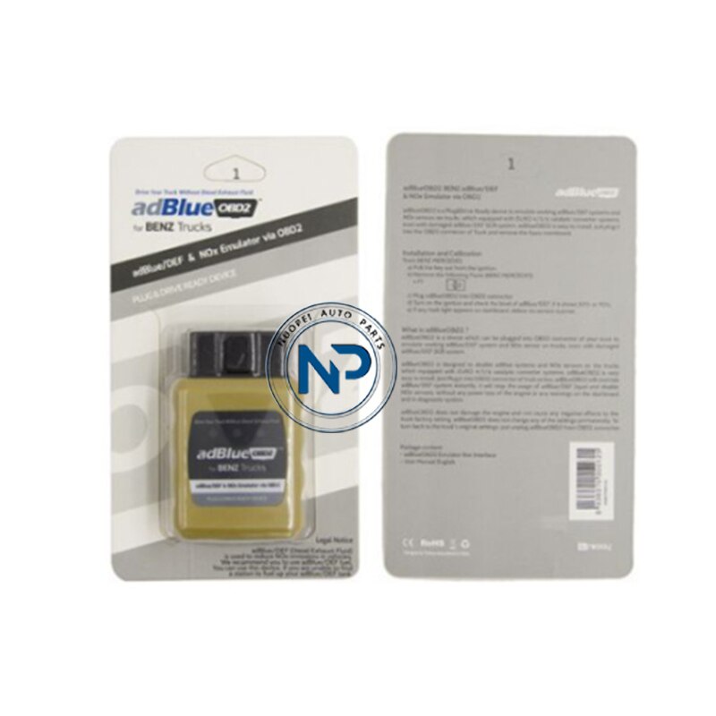 Emulador obd2 adblue euro 4/5 para benz plug obd2 caminhões emulador atacado adblueobd2 para caminhões benz