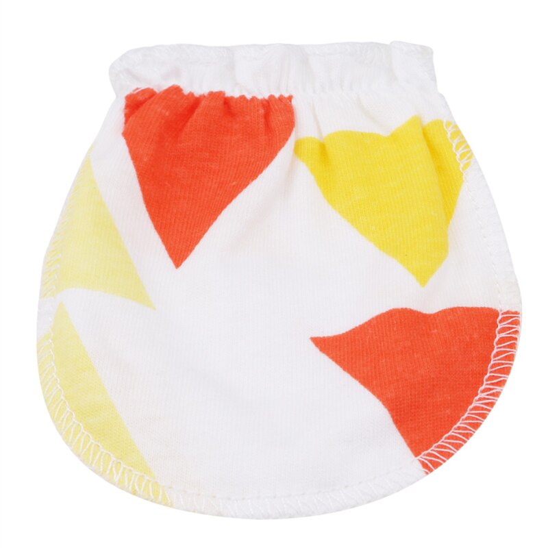 3 pçs/set Luvas Luvas Bebê Super Macio Newborn Boy Girl Segurança Raspe Mittens Tamanho 0-6 Meses Do Bebê Acessórios: yellow