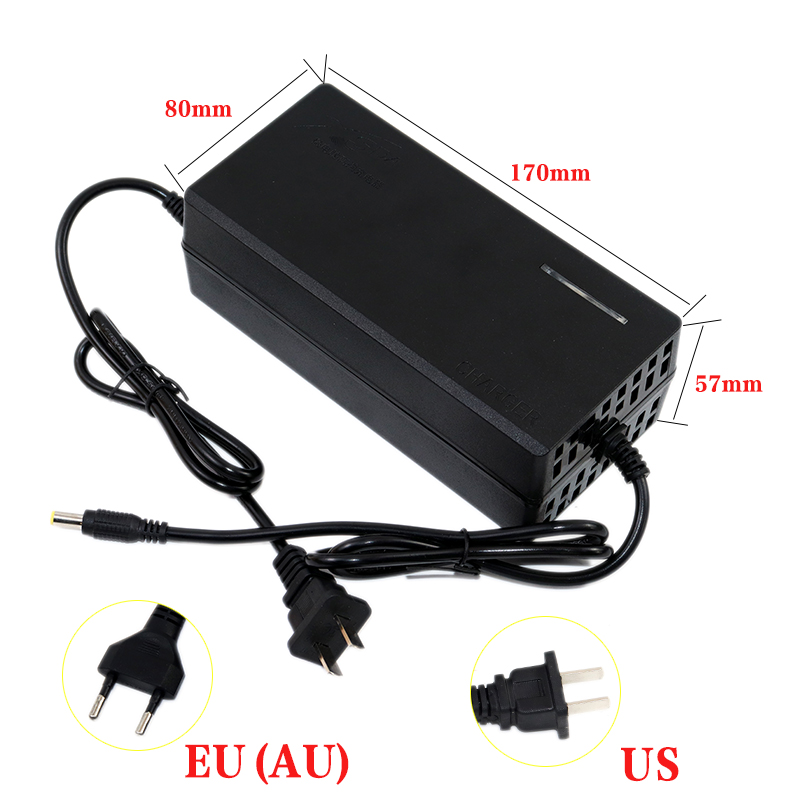 29.4V 2A/3A/5A Li-ion Battery Fast Charger AC100-240V for 24V 25.2V E-Scooter Lithium Battery-7S Li-ion Charger Safe charging