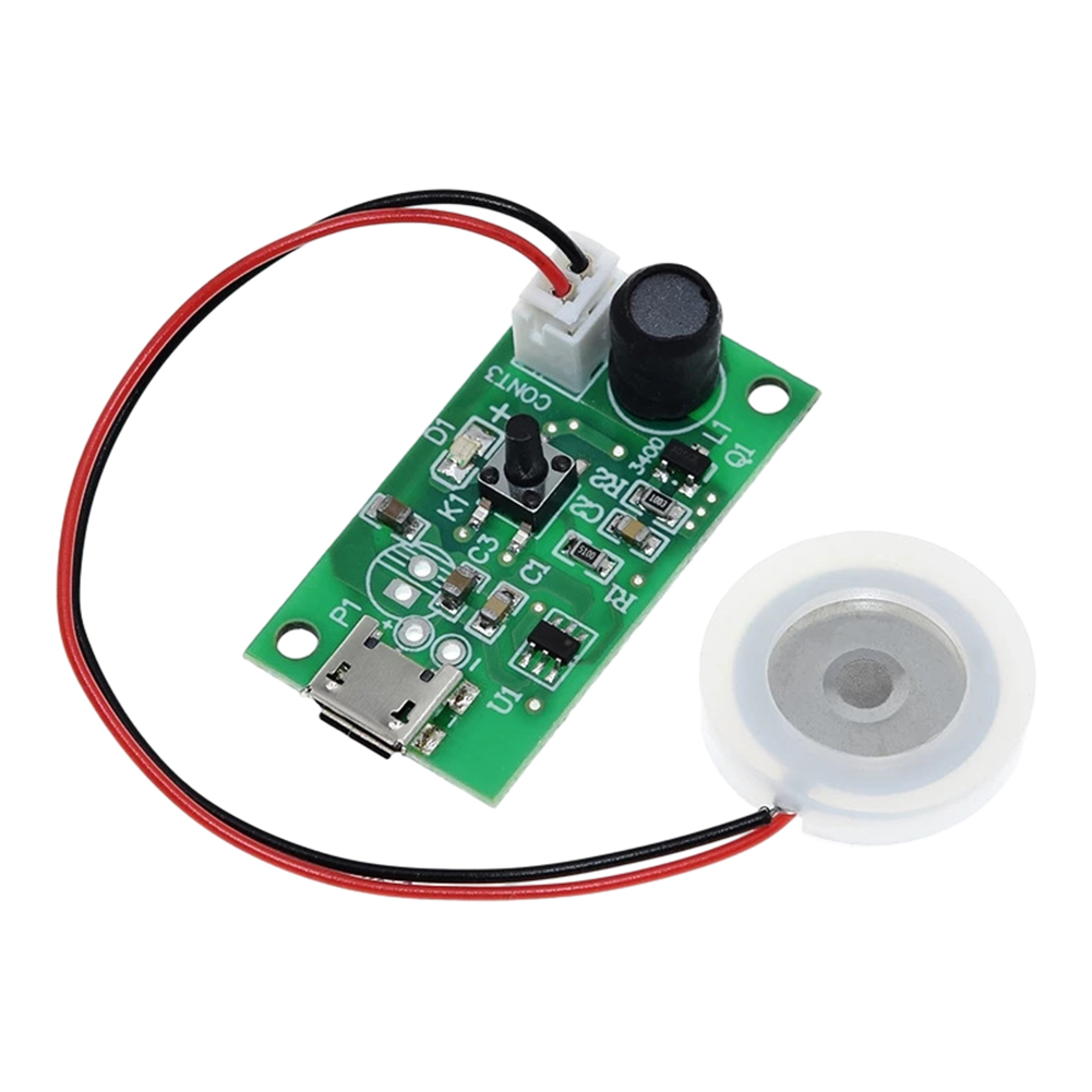 USB Mini Luftbefeuchter DIY Bausätze DC 5V Fogger Zerstäubung Film Zerstäuber Blatt Mini Oszillierende Zerstäubung Keramik Luftbefeuchter Modul: bündeln1