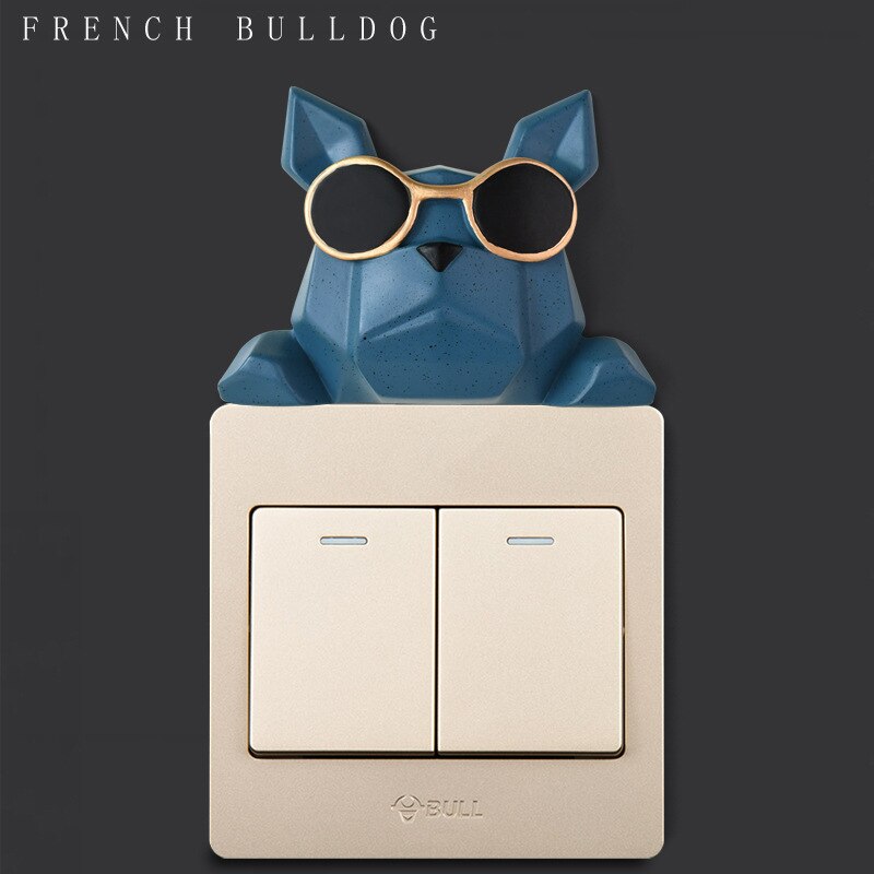 Luxury Wall Lamp Socket Block Switch Sticker Decorative Wall Sticker Border Beautification Protective Cover Home