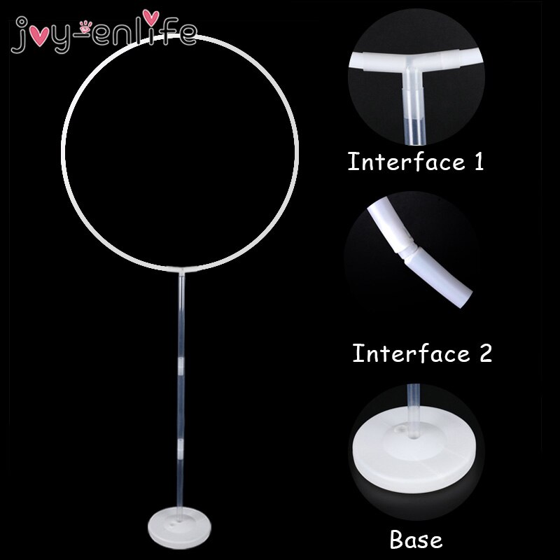 27inch Wide Circle Balloon Stand Holder Kit Balloons Frame Baby Shower Birthday Party Wedding Background Decorative Props