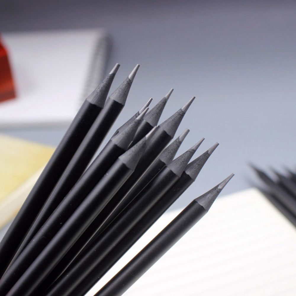 12Pcs Diamond Color Black Lead Pencil Stationery Drawing School Office Supplies writing Pencil