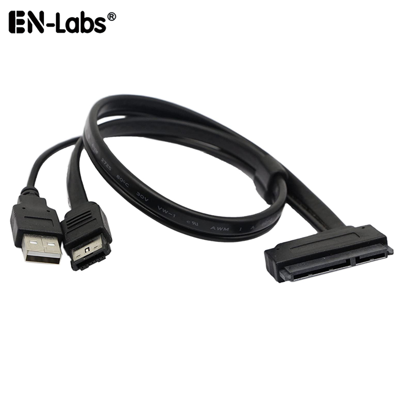 eSATA to 2.5" SATA SSD Adapter Cable-USB Powered External eSATA to 2.5 inch SATA Hard Drive Converter for Laptop PC Computer