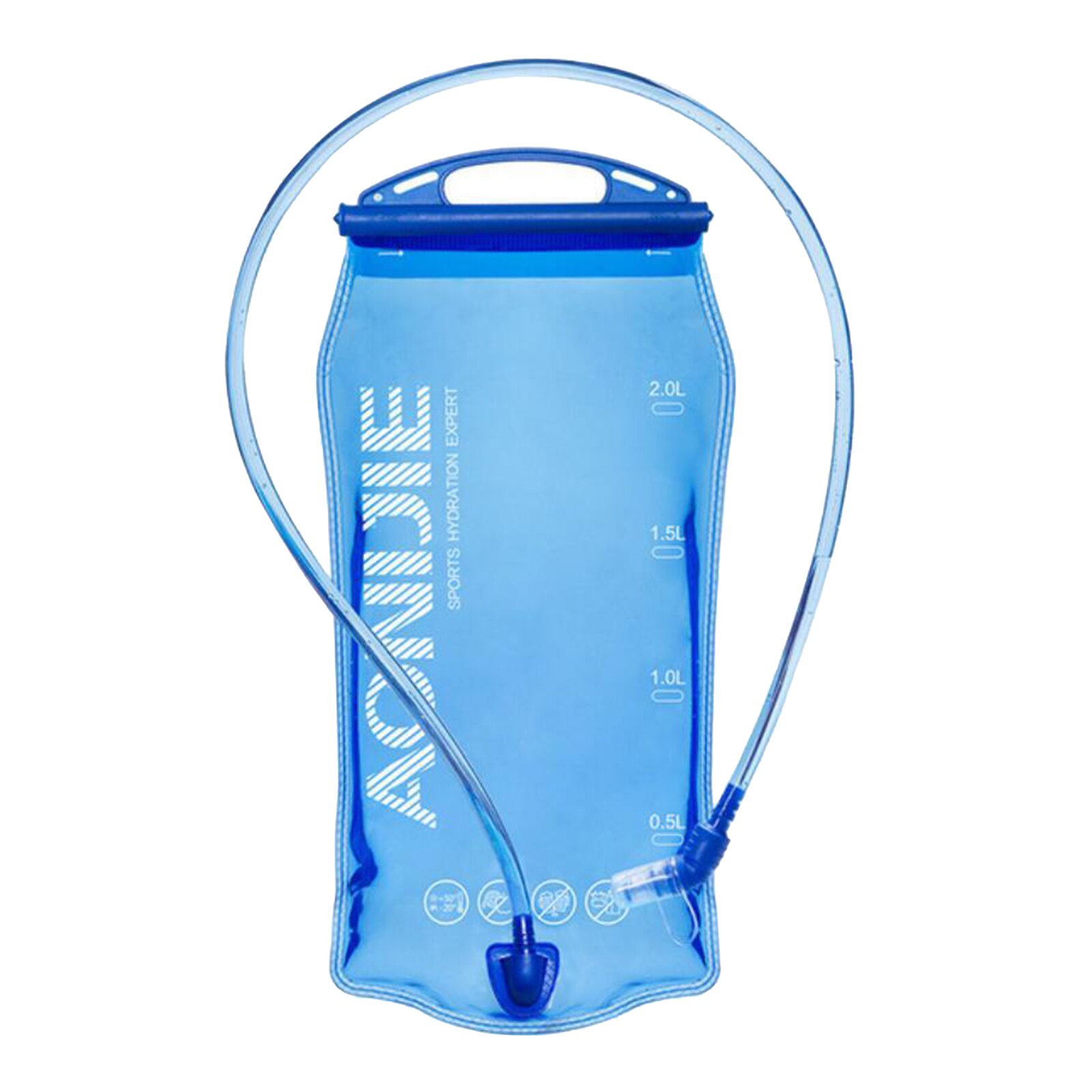 Hydration Bladder 1/1.5/2/3 Liter Water Bladder, Safe Water Reservoir Leak Proof: 2.0L 38x17cm
