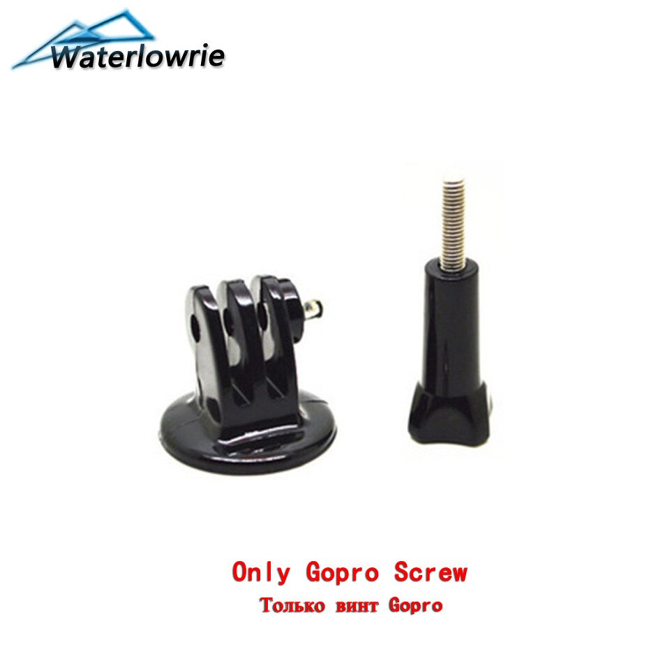 Trípode de cámara portátil Waterlowrie, Mini soporte de teléfono móvil para Yi Gopro SJCAM y Samsung Xiaomi Huawei, accesorios de teléfono: Adapter and Screw