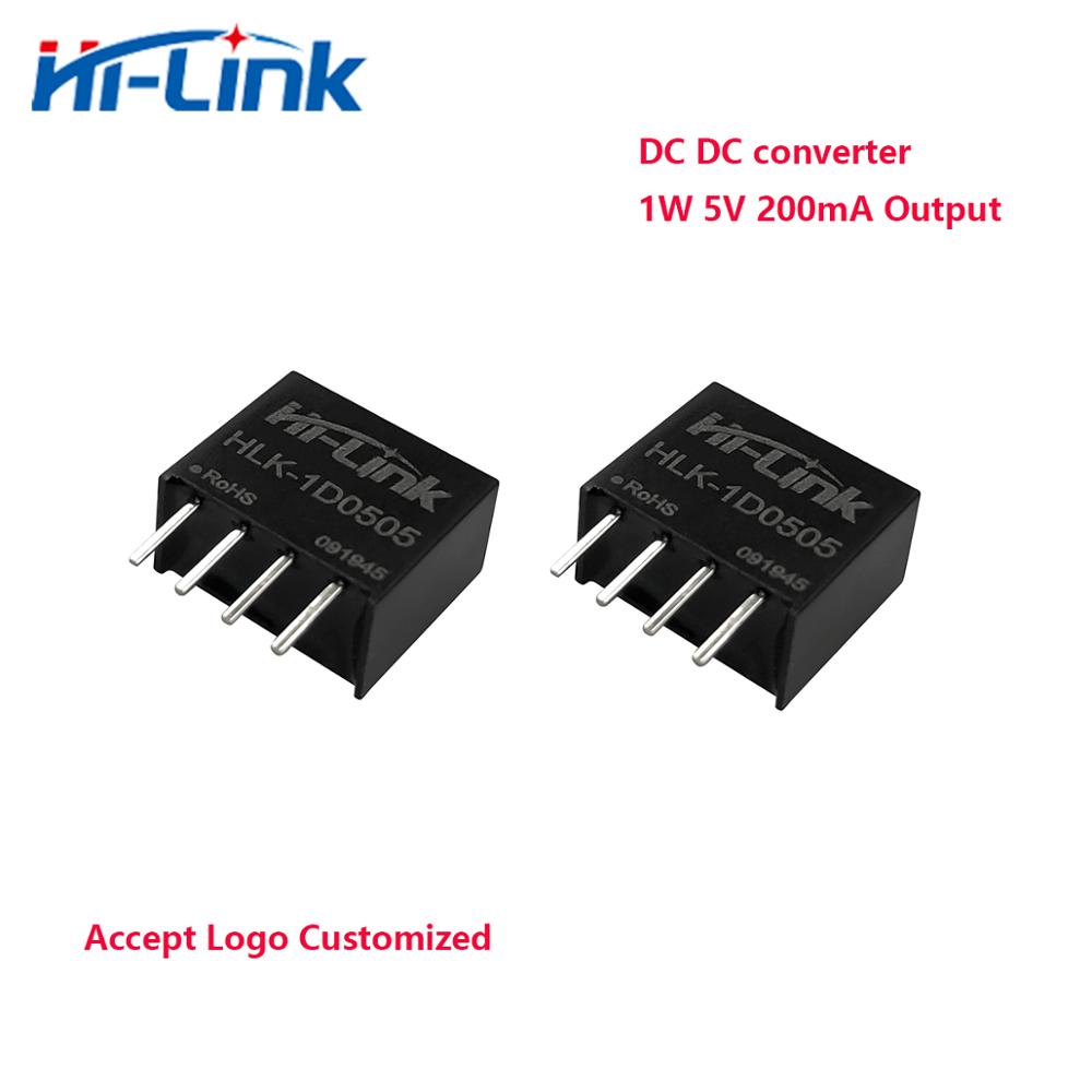 Free Ship 10pcs/lot Hi Link 1W 5V 200mA output DC DC converter module HLK-1D0505