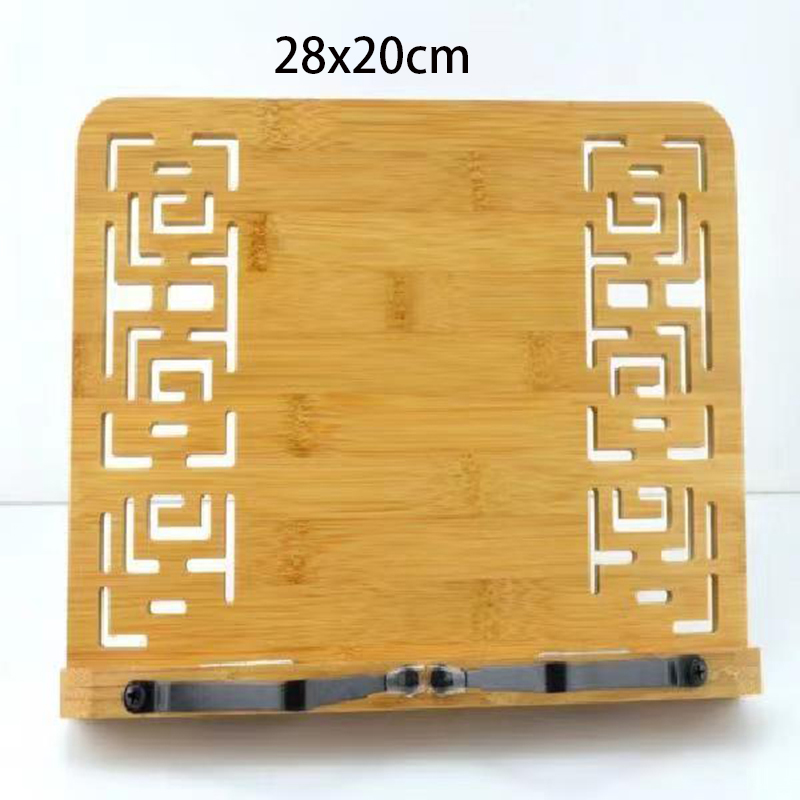 Draagbare Verstelbare Boekenhouder Lade En Pagina Paperclips-Kookboek Lezen Bureau Stevige Standaard Voor Boeken Lichtgewicht Boekenstandaard: Black