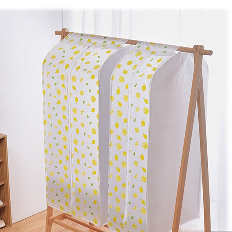 Kläder dammskydd dammtätt plagg tyg förvaring vattentät kostym kappa skydd förvaringsväska hängande organisatör garderob: Stil 5 / 90 x 50 x 55cm