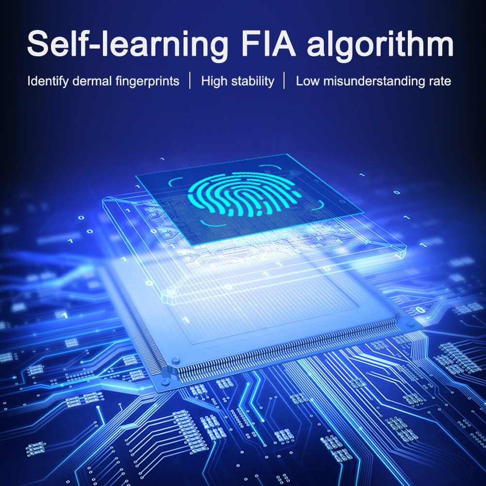 Drawer Intelligent Anti Theft Smart Biometric Home Office File Cabinet Gym Furniture Fingerprint Lock Door Battery Powered