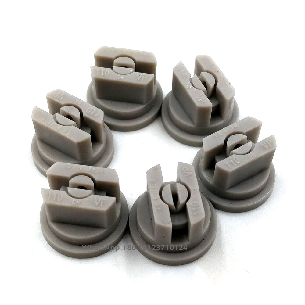 5 Fat fan spray tips,Teejet nozzle,Flat Tip,agriculture sprayer nozzle,water spray nozzle,Agricultural Plant Protection nozzle: 11006 Grey