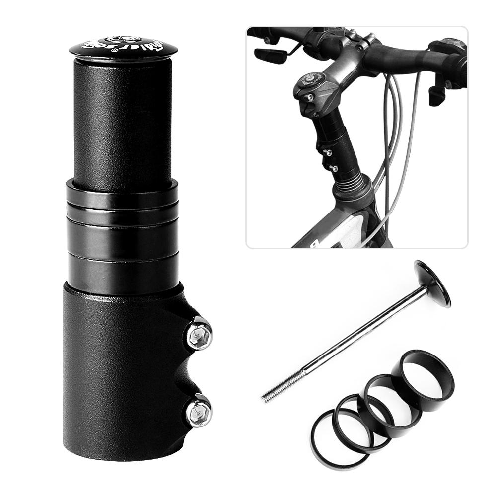 Adaptador de eje de horquilla de manillar de bicicleta de montaña, cabezales de extensión, tubo para un mayor Control, accesorios para ciclismo de montaña