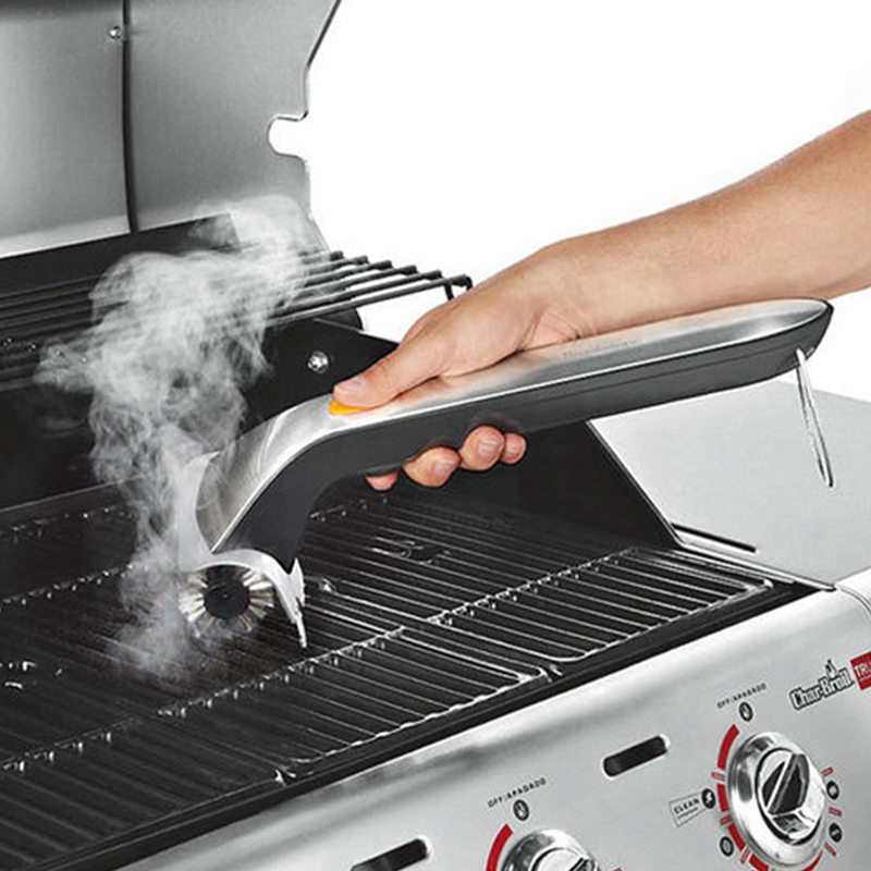 Brosse électrique pour gril, nettoyage à vapeur d'extérieur, nettoyeur de barbecue adapté au grattoir à charbon de bois, accessoires à gaz, outils de cuisine