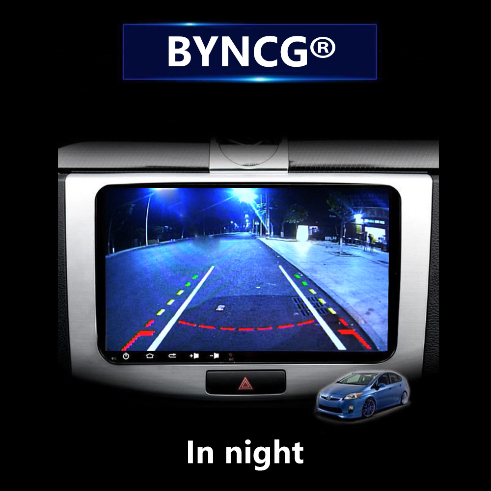 BYNCG 12 LEDs Intelligente Dynamische Traject Tracks Achteruitrijcamera CCD Reverse Backup Camera Auto Omkeren Parking Assistance