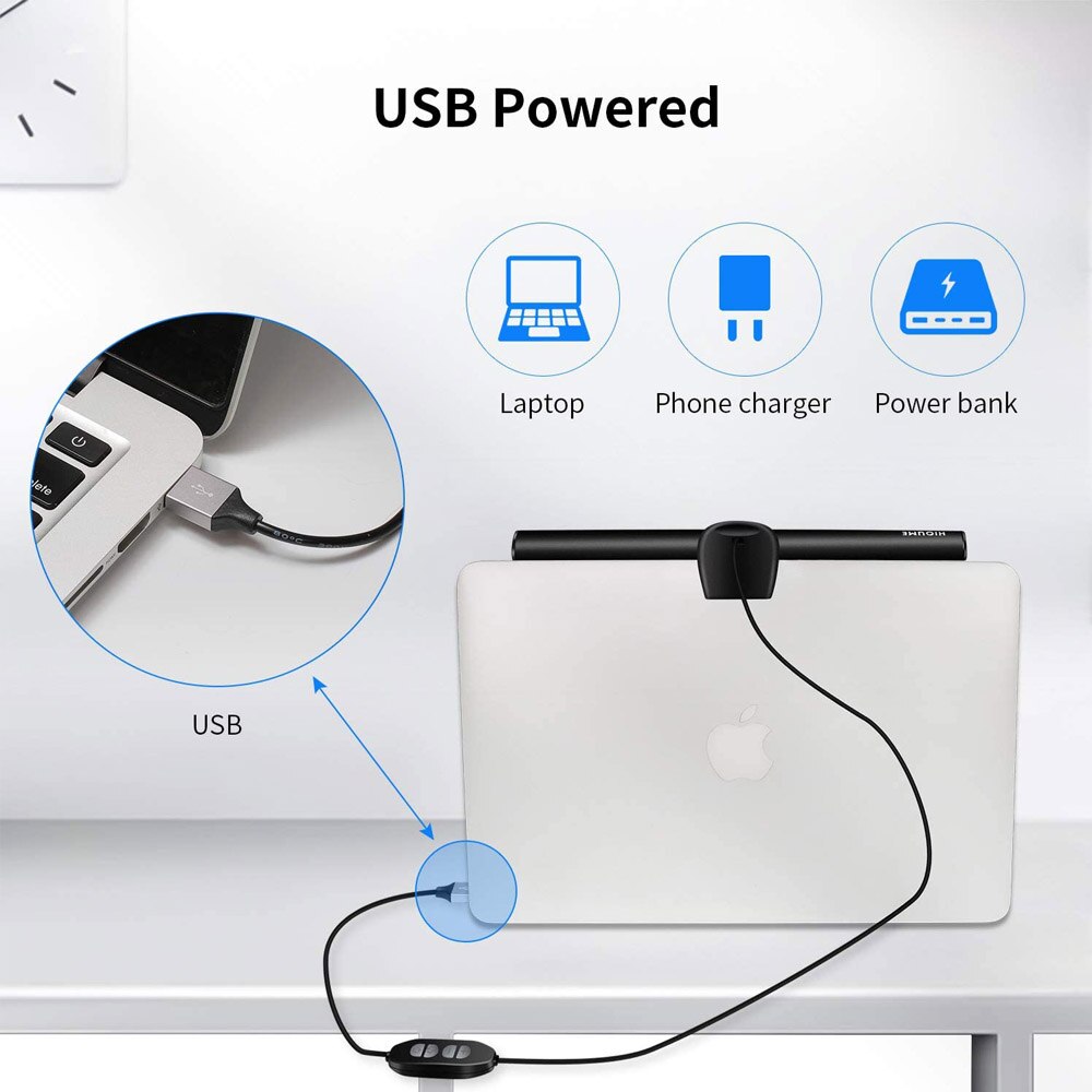 Led Licht Dimbare Usb Screenbar Licht Voor Laptop Computer Pc Monitor Screenbar Opknoping Lichten Lcd Monitor Lamp Lezen Verlichting