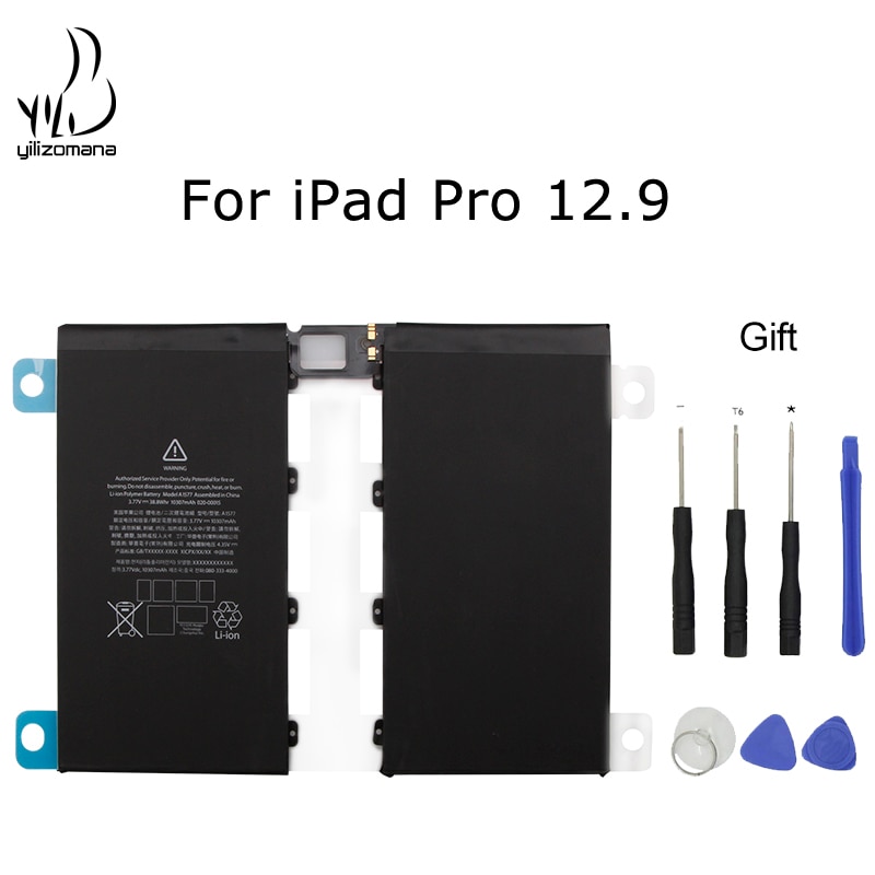 YILIZOMANA for iPad Pro 12.9 inch Battery 10307mAh Li-ion Internal Original Replacement Battery A1584 A1652 A1577 with Tools