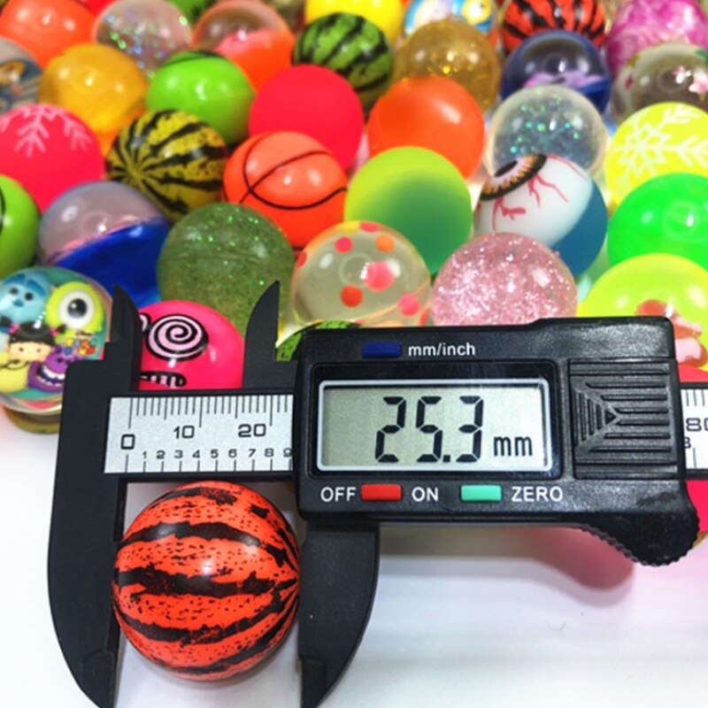 20 kpl/setti pieni kumipallo pomppiva pallo antistressilelut lapsille hyppypallo ulkopelit lasten kylpylelut halkaisija 2.5cm