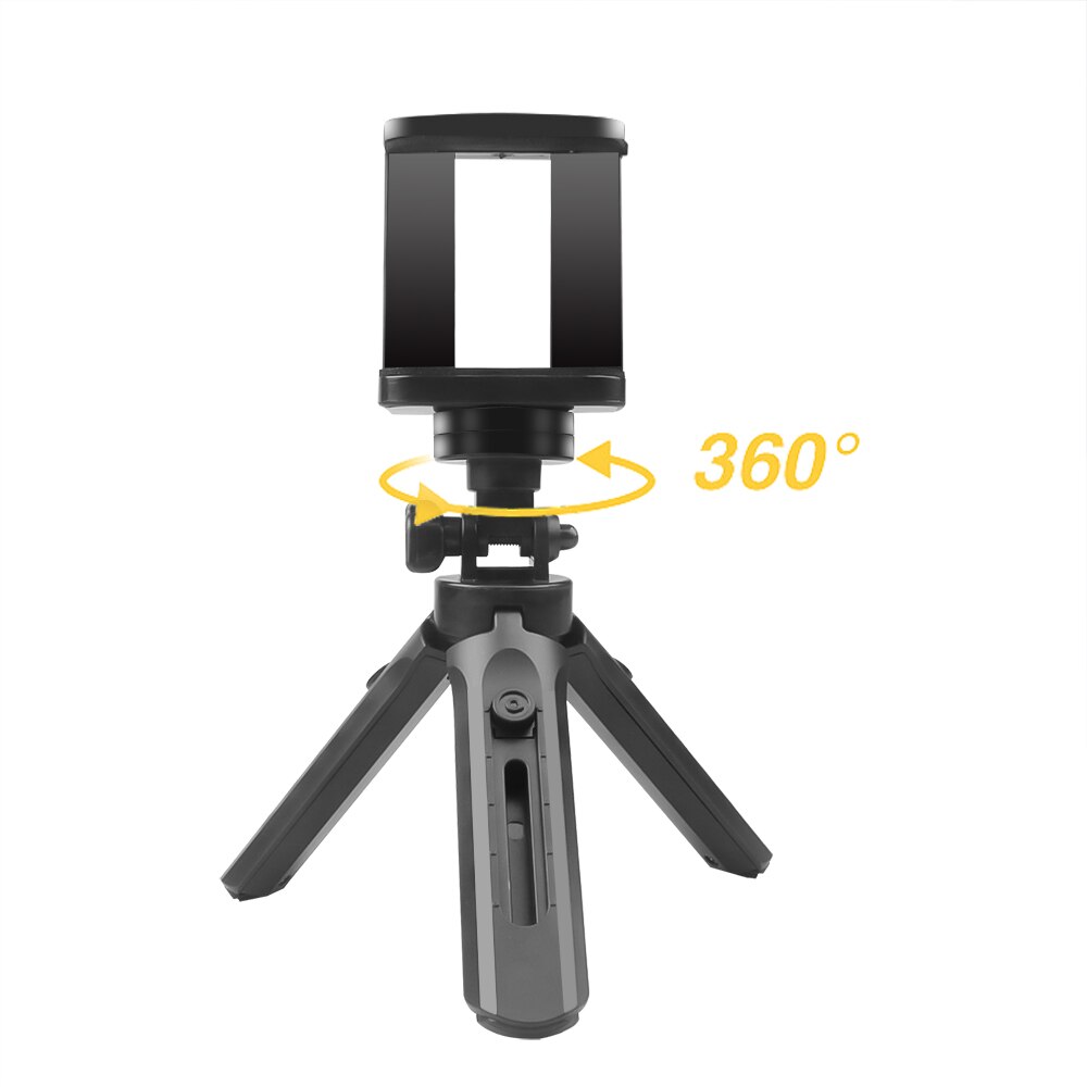 Tripods tripod for Mobile phone holder Rotatable Monopod with Clip smartphone tripe stand mini tripod for phone: Default Title