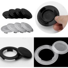 1 unidad de tapón de anillo con orificio para sombrilla, mesa de jardín y Patio, juego de tapas de anillo con orificio para sombrilla, enchufe de plástico negro de 2 pulgadas