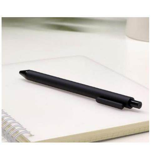 Xiaomi-bolígrafos KACO originales para firmar, bolígrafos duraderos de 0,5mm, recargables, 10 unids/paquete, tinta negra japonesa, papelería escolar: 1 pen black nopackag