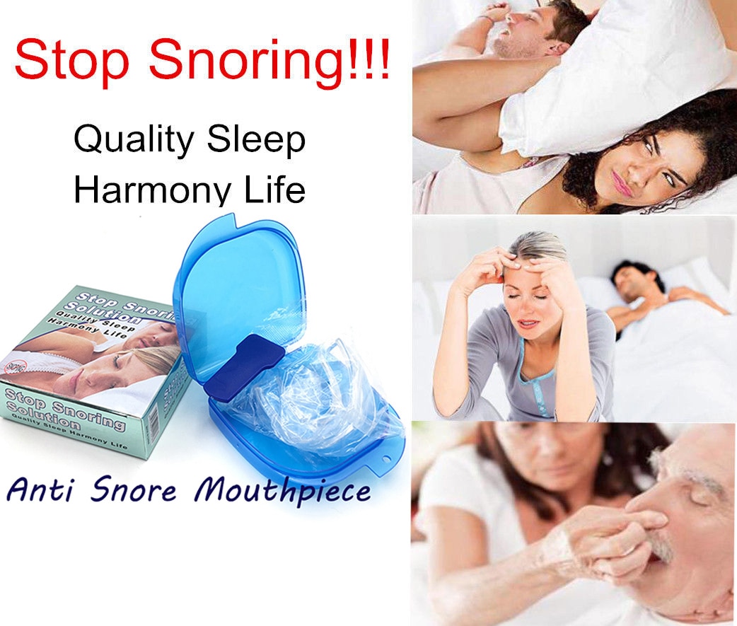 Silicone Stop Snoring Anti Snore Mouthpiece Apnea Guard Bruxism Tray Sleeping Aid Mouthguard Health Sleeping Health Care Tool