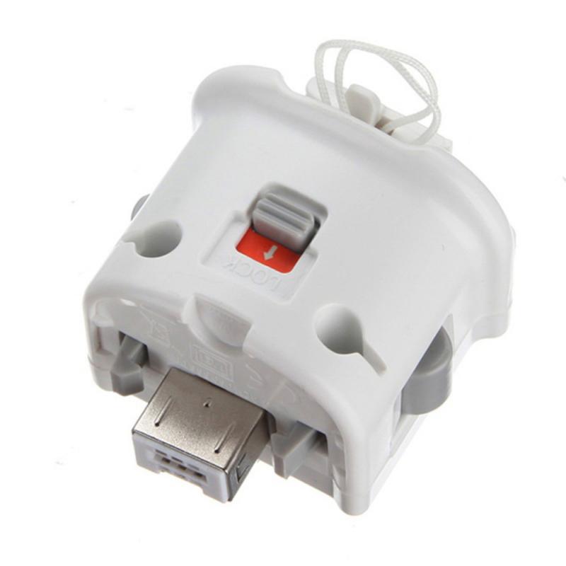 Accesorios de juego para Wii Motion Plus, Sensor adaptador de MotionPlus + funda de silicona para Nintendo y mando a distancia Wii