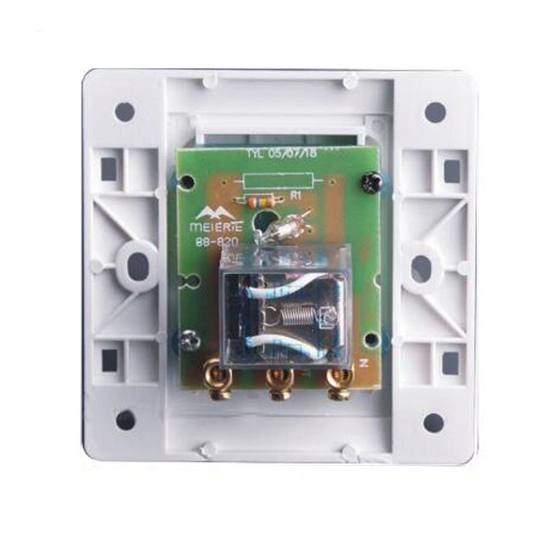 86x86cm Hotel Magnetic Card electric Switch 220V/30A push button Insert Key electrical power control socket