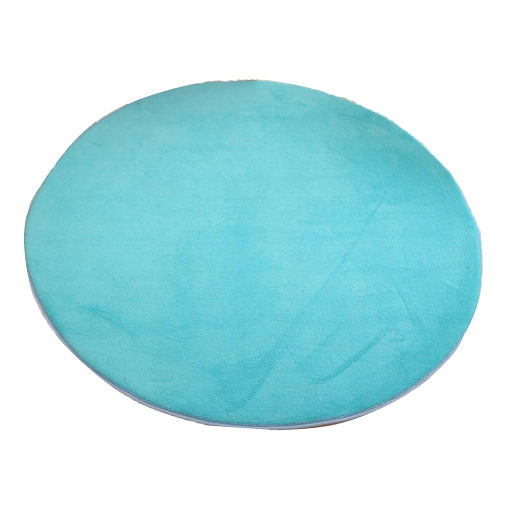 Round Rug Pad Mat ​for Kids Playhouse Play Tent Cushion Floor Mat, Children Room Home Decor(Blue, 1M)