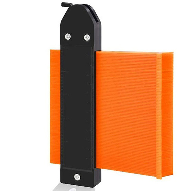 Contour Gauge Profiel Lijn Copier Liniaal Snijden Template Bouw Timmerwerk Meetinstrument Betegelen Houtbewerking Gereedschap: 5inch 12cm