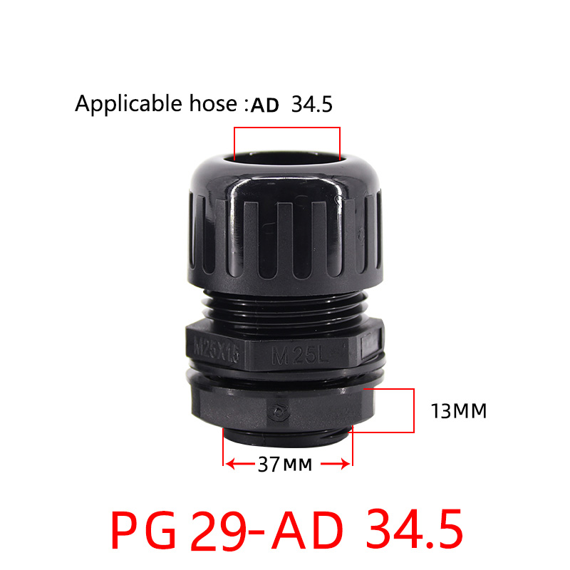 1/5/10 Stuks Balgen Waterdichte Gewricht Vlamvertragende Nylon Plastic Slang Connector Accessoires Pg Draad Kabel Bevestigingskop