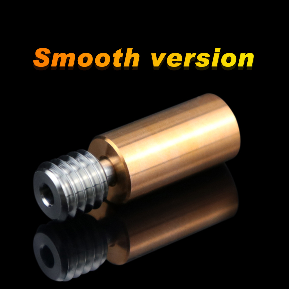 V6 Heatbreak Titanlegierung Bimetallhals für 1,75 mm Filament Sidewinder X1 X2/Genius Genius Profi 3D-Drucker V6 Hotend Kehle: 2,2mm / Weiß