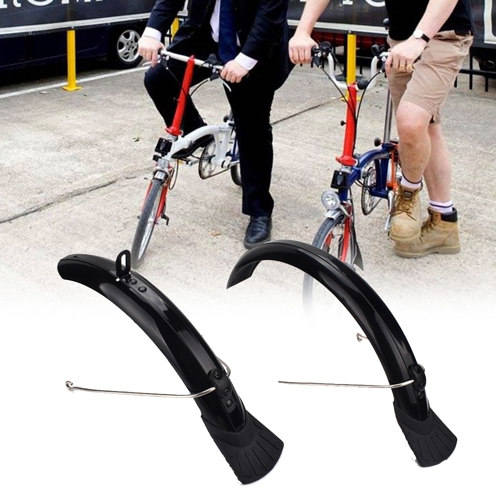 Garde-boue pliable pour roues de vélo 16 pouces, ailes de vtt, garde-boue avant et arrière, équipement d&#39;équitation, accessoire