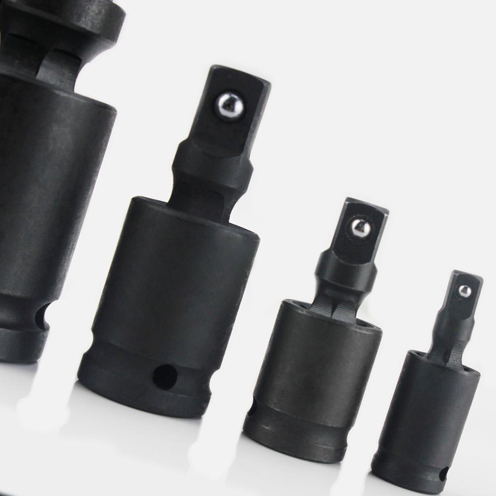 Pneumatic Universal Joint Set 1/4" 3/8" 1/2" 3/4" 1" Ratchet Angle Extension Bar Socket Adapter Manual Bendable Adapter 1p 5p