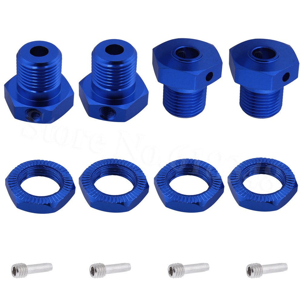 Aluin. wiel hubs 17mm Hex Noten Threadlock Vervangen 5353X voor RC Traxxas 1/10 E-Revo E-Maxx Revo 3.3 Slayer Pro 4x4 Summit XO-1