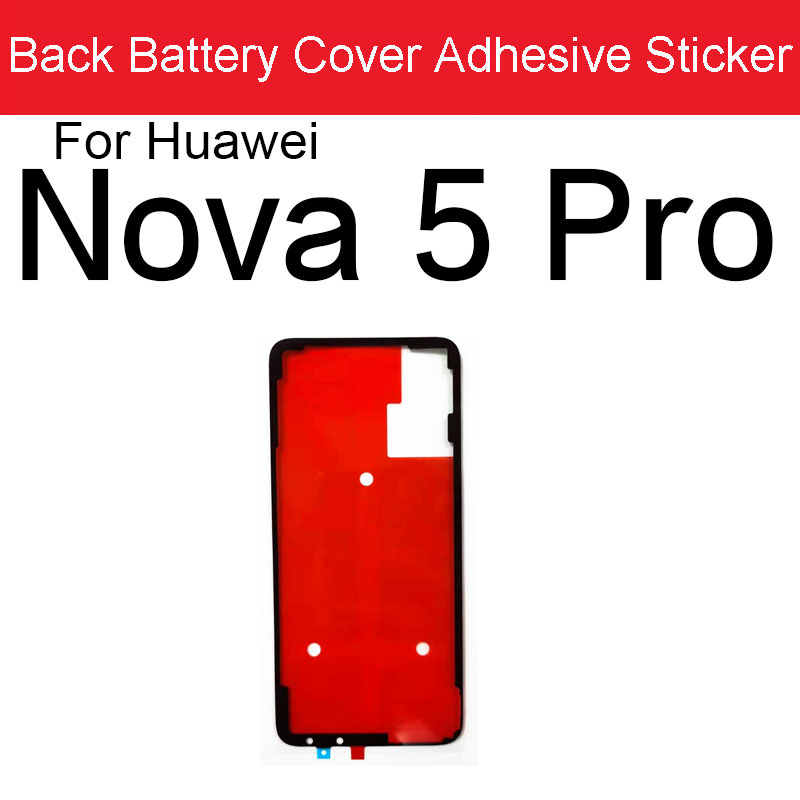 Back Battery Housing Cover Sticker Adhesive Glue Tape For Huawei Nova 2S 3 3E 3i 4 4E 5 5i 5T 5Z 6 7 Pro 6 7SE Replacement Parts: green