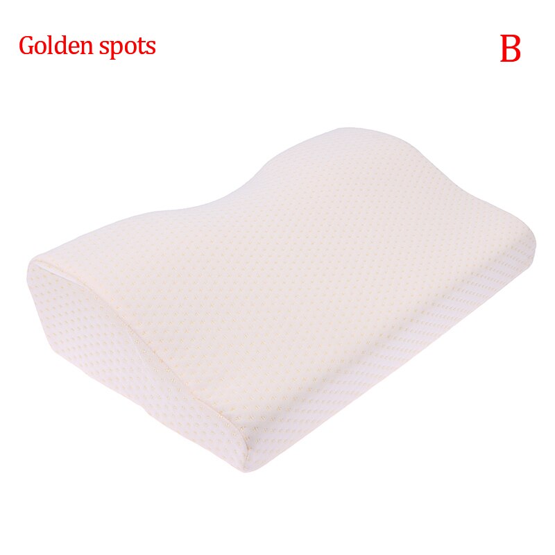 Memory Foam Bedding Pillow Neck Protection Slow Rebound Memory Foam Butterfly Shaped Pillow Health Cervical Neck Size In 50*30CM: B