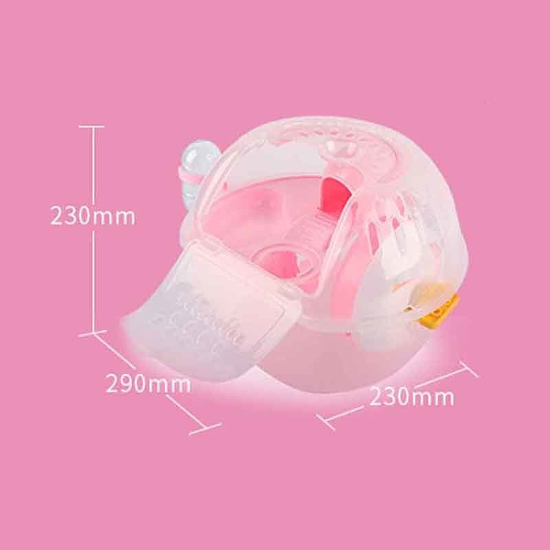 Portable Plastic Mini Hamster Cage Mice Nest Travel Small Animal Carrying Cage Living Habitat House for Small Pet