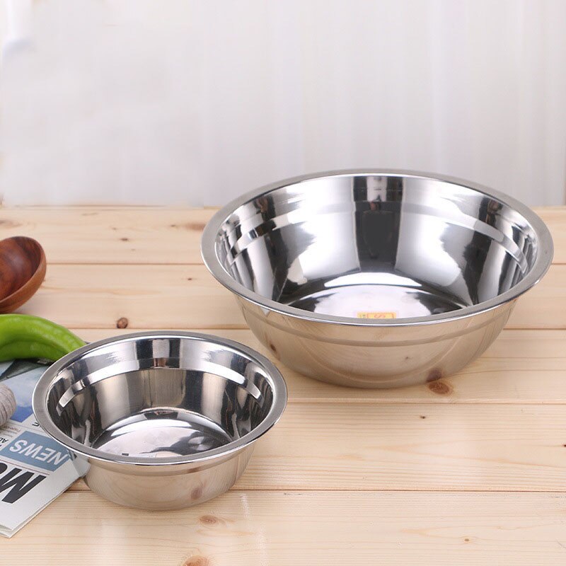 Cuenco para sopa de acero inoxidable, recipiente para condimentos de cocina, cuencos para sopa multifuncionales, Bol para mezclar de acero inoxidable