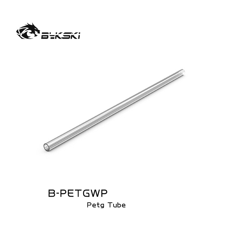Bykski-tubo rígido transparente PETG, refrigeración por agua, 12mm, 14mm, 16mm x 500mm, B-PETGWP