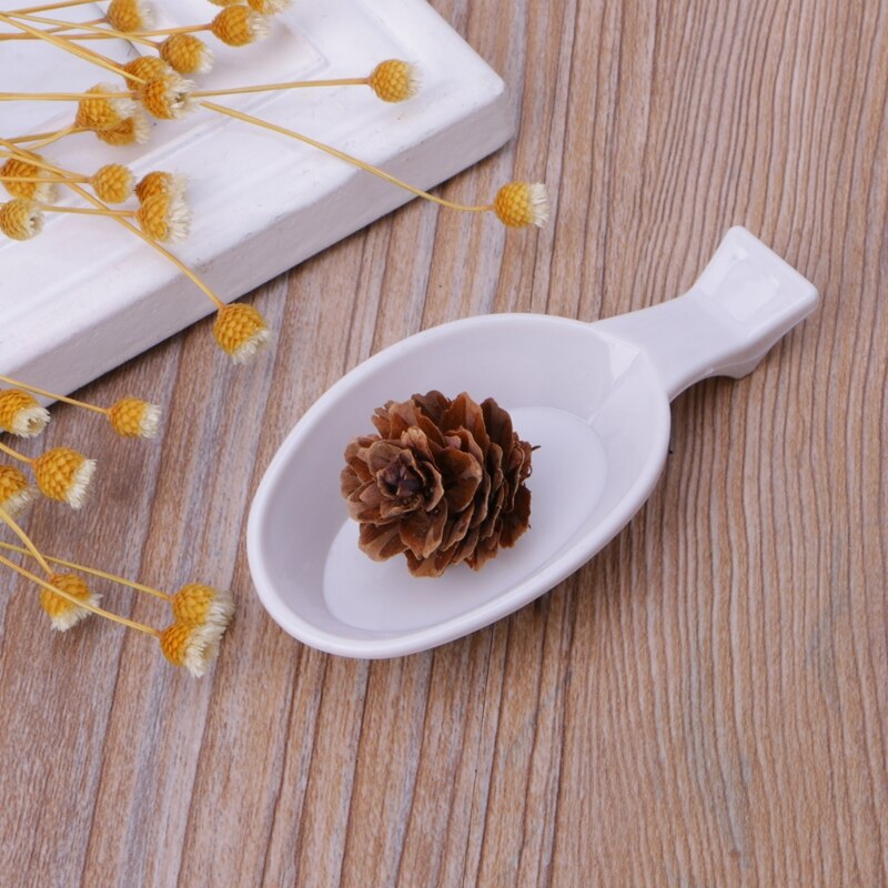 Lepel Vorm Inkt Lade Containers Chinese Schrijven Borstel Pen Houder Rest Stand G92E