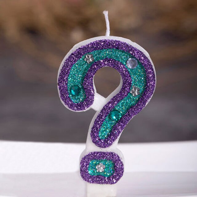 Kid Mermaid Diamond Glitter Number Birthday Candles Cake Topper Birthday Wedding Digital Cakes Dessert Decor Birthday Decoration: as shown