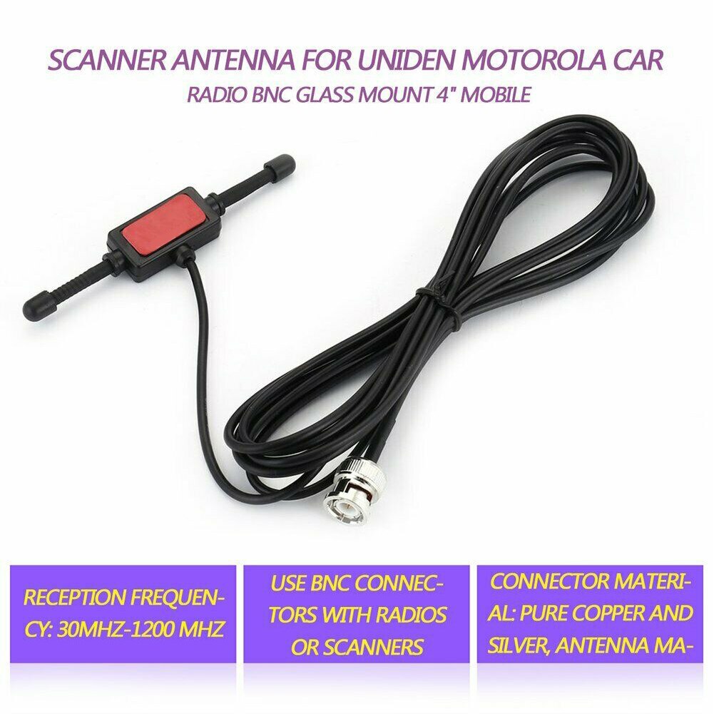 Glas Montieren Verlängerung Vertikale FM Scanner Netzwerk Signal Verstärker BNC Antenne Connetcting Auto GSM GPRS Teleskop Für Motorola